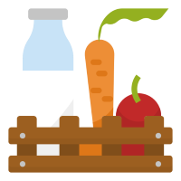 Agricultural products, food, and food packaging